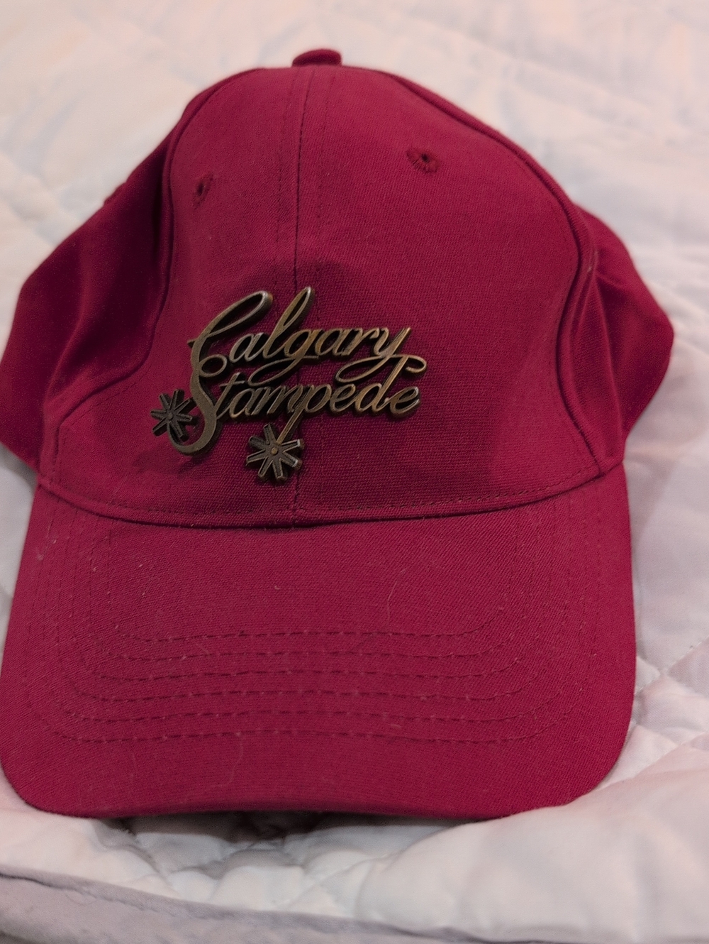 Calgary Stampede Script Cap - Burgundy